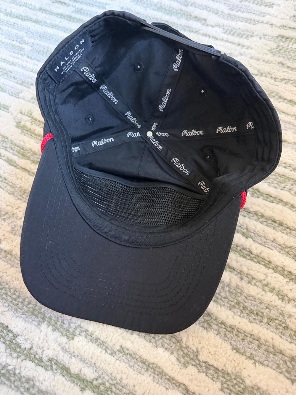 Malbon Golf Club LA California Black & Red Hat - Picture 3 of 4
